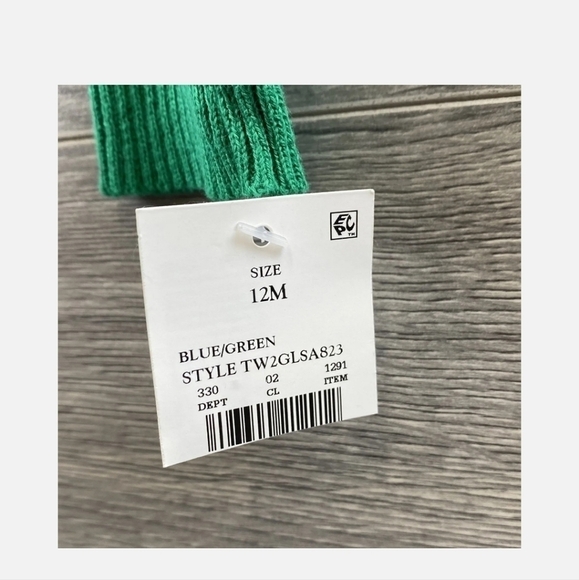 NWT Well Worn Holiday Sweater Ugly Christmas Tree Pom Poms Unisex 12M Infant New - Picture 5 of 6